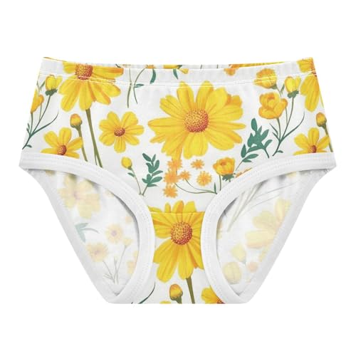 ZZKKO Cute Colorful Letters Girls Underwear Toddler Panties