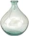 Amadour Bubble Glass Bottle, 10.25"Hx8"D, BLUE