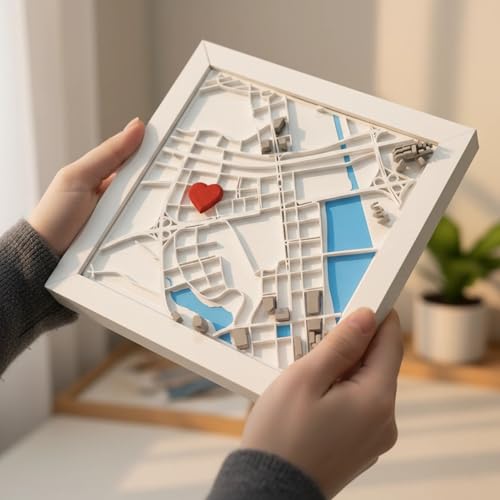 Custom 3D City Map – Personalized Location...
