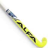 A L F A Unisex-Adult AX5 Hockey Stick, Fluorgelb, 36.5 Inches