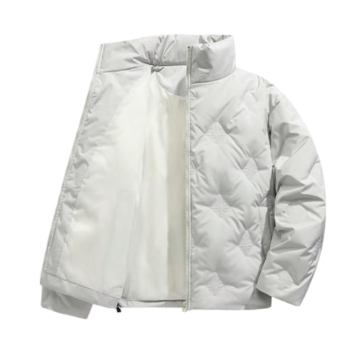 Doudoune col montant homme chaude contre le froid et le vent d'hiver