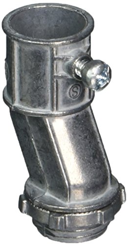 Halex 03705B Lot de 10 connecteurs décalés en zinc 1/2