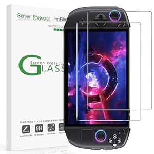 amFilm 2 Pack Upgrade Version Screen Protector for Lenovo Legion Go Gen 2, Tempered Glass, 8.8 inch Full Coverage, Transparent Ultra HD, Anti-Scratch, Anti-Fingerprint