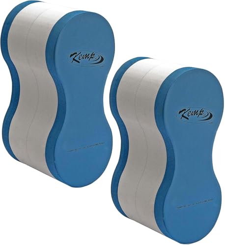 Kemp USA Solid Pull Buoy & Swim Float (2-Pack)