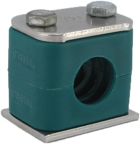 Miniatura 2 de Abrazadera de tubo de la serie estándar de 34", polipropileno con hardware de acero inoxidable 316, montaje de soldadura