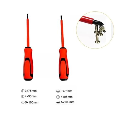 Jogo De Chaves De Fenda Philips Isolada Eletricista Imã 6 Peças