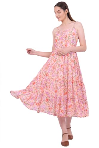 Robe pour femme Aurelia vêtement d'été fluide Pêche Malba en XS