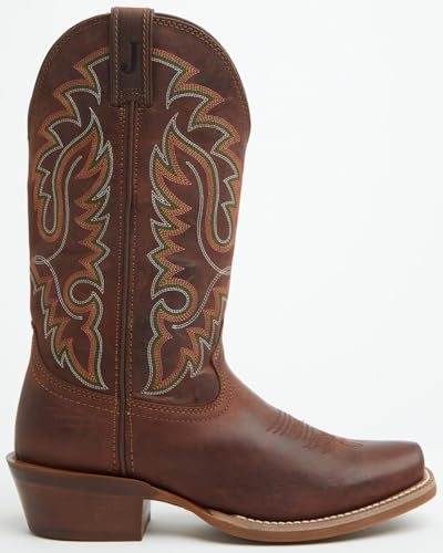 Justin Cowboy Town 13" Western Men's Boots - Classic Western Style with Unmatched Grit, Durable Goat Hide, Bay - 10.5D2