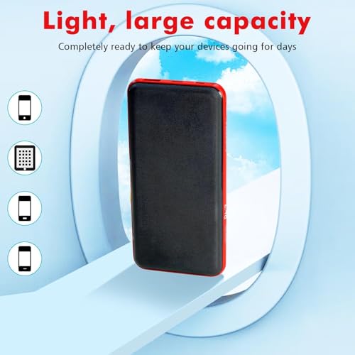 2-Pack Power Bank Portable Charger 10600mAh, PowerBank 2.4A Fast Charging USB C Input and Output, for Smartphones and More - Image 5