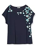 Lässiges edc T-Shirt edc by ESPRIT Damen 040CC1K342 T-Shirt, 400/NAVY, S