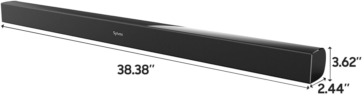 SYLVOX 43" Outdoor Smart TV with Soundbar, 4K Weatherproof TV for Patio & Backyard, 700-Nit Brightness, IP55 Waterproof, Partial Sun (Patio Series)