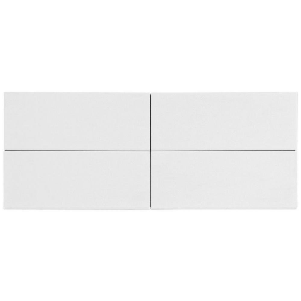 Tenedos White 4x10 Ceramic Subway Wall Tile (Exact Size 4-1/4 x 10