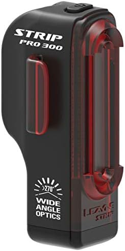Lezyne Strip Drive Pro 300 Rear Light - Black/Bicycle Cycling Cycle Biking Bike Ride Mountain MTB Road Street City Urban Commuting Commute Lighting LED Bright Dark Night Red Tail Taillight