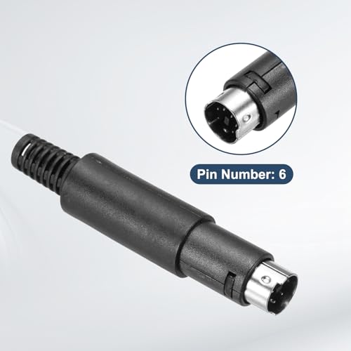 Set 2 Conectores Socket S-Video DIN Mini 6 Pines miniatura 4