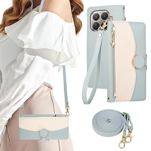 KW-LINK �p�� Xiaomi 15T Pro �P�[�X �蒠�^ �V�����_�[ �X�}�z�P�[�X �V���I�~15tPro �P�[�X �蒠�^ ������� 2�F�p�b�`���[�N �g�уJ�o�[ �V���I�~15t Pro �J�o�[ ���K���� �J�[�h���[ �W�b�v�t�� ���z�^ �V���I�~1