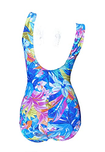 BIMEI Women's One-Piece Pocketed Mastectomy Swimsuit Bathing Suits 8862