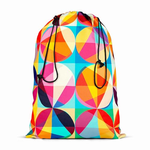 Image of ArtzFolio Geometric Ornament D5 | Reusable Sack Bag | Bag for Gym, Storage, Vegetable & Travel