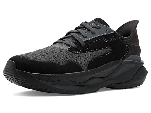 Clarks Men's Pace Walking Shoe, Black Textile, 12 - image 1