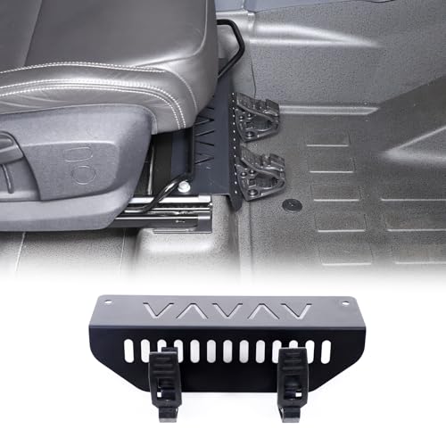 Front Seat Flashlight Mount Holder Bracket for INEOS Grenadier 2020-2025 Passenger Underseat Flashlight Holder Front Seat Mount Molle Panel Co-Pilot Seat Torch Storage Mounting Bracket Carbon Steel