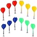 QIANG Spielzeug 12 Stück/Pack Dauerhafte Sicherheit Ersatz Magnetic Darts Mix Farbe Lernen