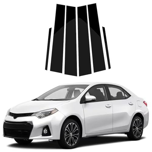 Embellecedores de pilares de puertas: elimine el desgaste lateral en su Corolla 2014-2018 2