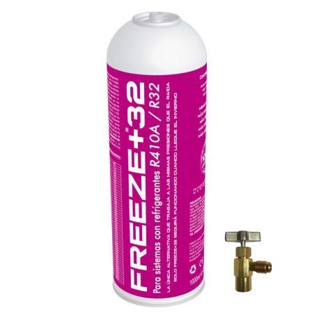 Reporshop - Bouteille Freeze +32 + Vanne Remplace R410A-R32 Air Conditionné