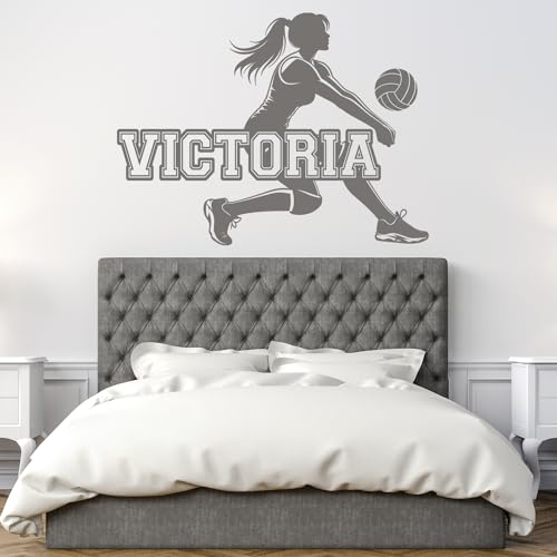 Vinilo decorativo personalizado voleibol para pared miniatura 5