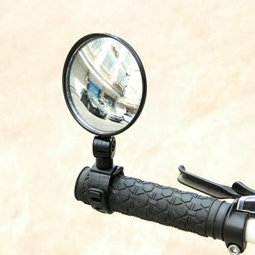 Motorcycle Mirrors Universal Bicycle Mirror Handlebar Rearview Mirror for Bicycle Motorcycle 360 Rotation Adjustable for Bike Riding Cycling Mirror Motorbike Mirror (1pc
