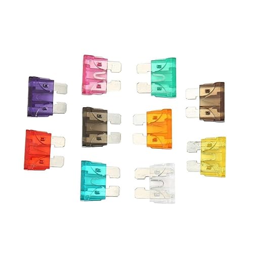 100 unidades de fusibles automotrices surtidos para auto, camioneta, SUV, RV y dispositivos eléctricos - 2 A a 35 A miniatura 1