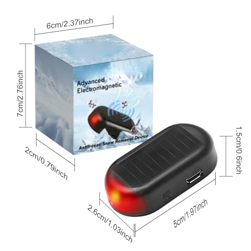 Outil de dégivrage portable pour voiture en ABS haute densité contre le gel - 5