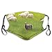 Produktbild Face Mouth Mask,Black Sheep Between White Goats On Grass Field Meadow Animal Farm Landscape,Soft Anti-Dust Mouth Mask for Adults and Kids,Reusable Masks for Health Protection,Kids Size:S