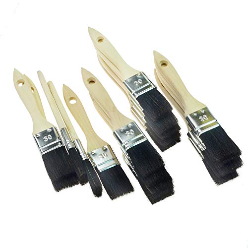 20 pennelli piatti da 30 mm per vernice, colla fai...