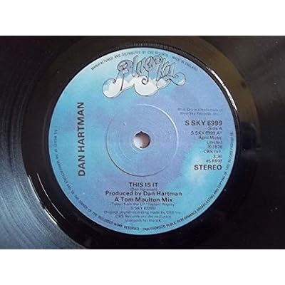 DAN HARTMAN - THIS IS IT - 7" VINYL / 45