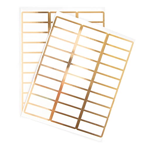Recollections Gold Border Printable Address Label Stickers, 12 Packs: 240 ct. (2,880 Total)