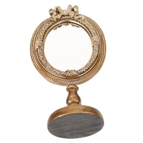 Espejo de Maquillaje Vintage para Escritorio Estilo Europeo