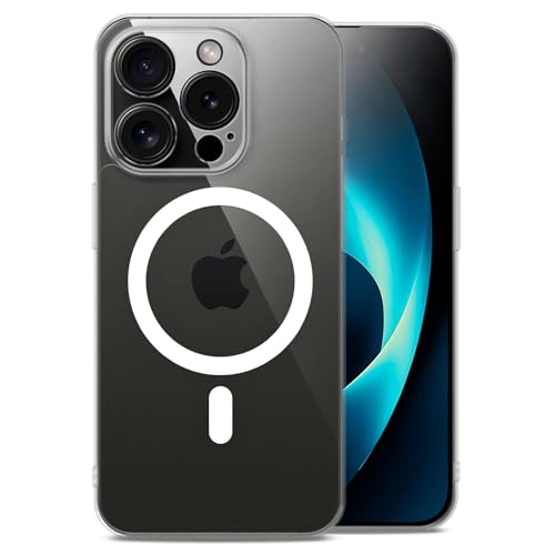 Coque iPhone 15 Pro MagSafe transparente pour éviter les rayures sur l'appareil photo arrière
