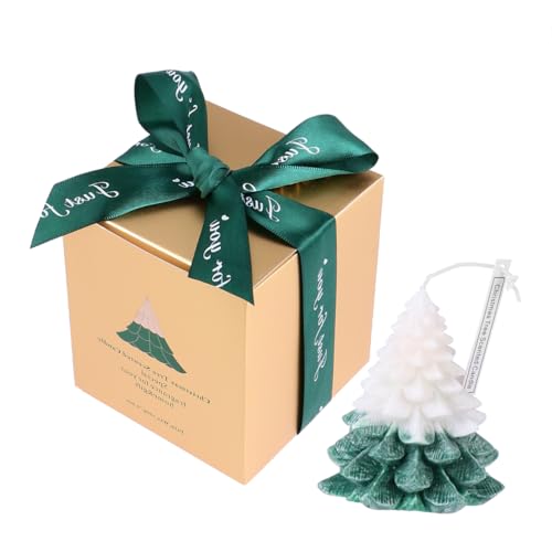 FOMIYES 1pc Scented Candle for Home Decor Double Christmas Tree Wax Candle for Festive Atmosphere and Relaxation