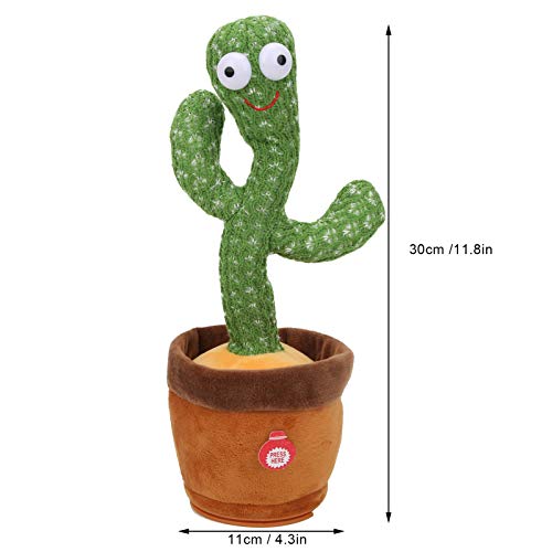Zingende Cactus Knuffel, Dansende Cactus Speelgoed, Pluche Zacht voor Kinderen Kinderen - Image 3