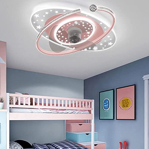 Ventilateur de plafond LED 48W avec télécommande pour chambre