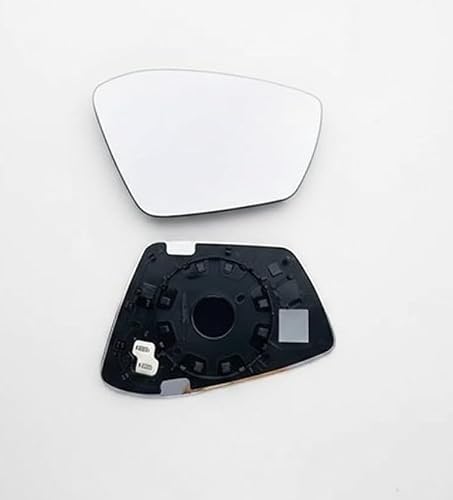 Image of Fits Skoda Superb (2015 to 2022), Skoda Octavia (2019 to 2025) Wide Angle Wing Mirror Glass With Heated Base RIGHT HAND (Driver Side) direct replacement for wing mirror Oem : 3V0857522M, 3V0857522H