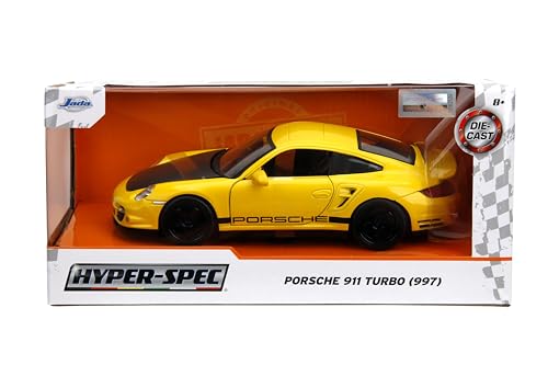 Jada Hyper-Spec 1:24 Porsche 911 Turbo 997 2007 Die-Cast miniatura 2