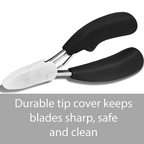 Zizzili Basics Toenail Clippers For Thick Or Ingrown Toenail - Large Handle For Easy Grip + Sharp Stainless Steel - Best Nail Clipper & Pedicure Tool For Seniors - Maintain Healthy Nails With Ease #TOP4