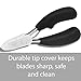 Zizzili Basics Toenail Clippers for Thick or Ingrown Toenail - Large Handle for Easy Grip + Sharp Stainless Steel - Best Nail Clipper & Pedicure Tool for Seniors - Maintain Healthy Nails with Ease