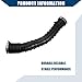 Hihaha Air Intake Inlet Outlet Duct Hose Clamps for Ford for Ranger 1998-2003 / Front Air Intake Hose Tube/Durable Plastic / 1Pcs Black