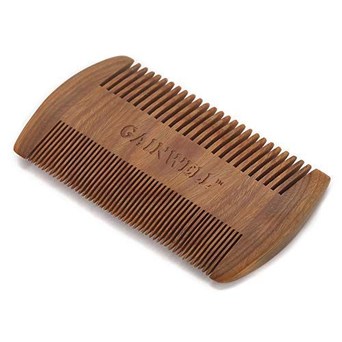 GAINWELL Sandalwood anti-static handmade comb,Pocket comb,Beard comb