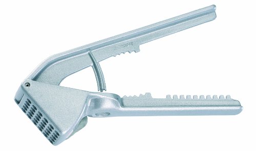 Westmark Germany Multipurpose Garlic Press with Olive Pitter, Nutcracker and Fish Scaler (Grey)