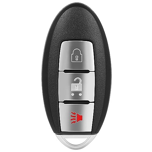 ECCPP 1 X Keyless Entry Systems Key Fob 433 MHZ flip Key 3 Buttons 4A Chips 15 16 17 18 Compatible with Nissan Pathfinder Murano Titan XD Titan Replace Part Number S180144304 7812D-S180204
