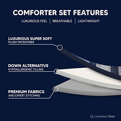 Chic Home Bqs11374-An Eliana 4 Piece Reversible Coverlet Set Embossed Patchwork Bohemian Paisley Print Quilted Design Bedding-Decorative Pillow Shams Included, King, Blue #TOP4