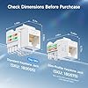 Cable Matters [UL Listed] 10-Pack 10Gbps Cat6 Keystone Jacks, RJ45 Keystone Jack, Ethernet Modular Jack in White for Patch Panel and Wall Plate #2