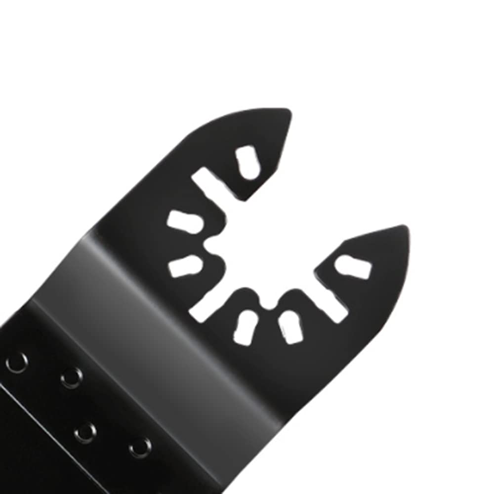 Oscillating Tool Blades, Quick Release Multitool Saw Blades, Universal Wood Plastic Metal Cutting Blades Set, 35 mm Width, 90 mm Length, Black, Pack of 25